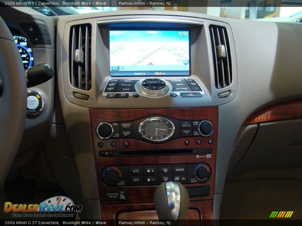 2009 Infiniti G 37 Convertible Moonlight White / Wheat Photo #13