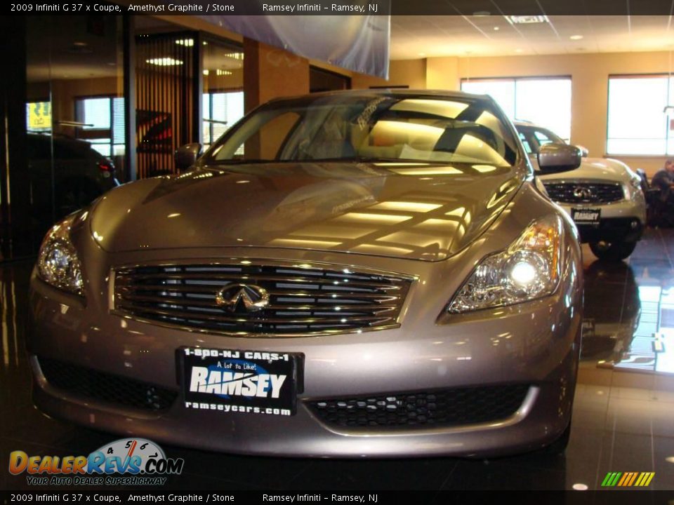 2009 Infiniti G 37 x Coupe Amethyst Graphite / Stone Photo #2