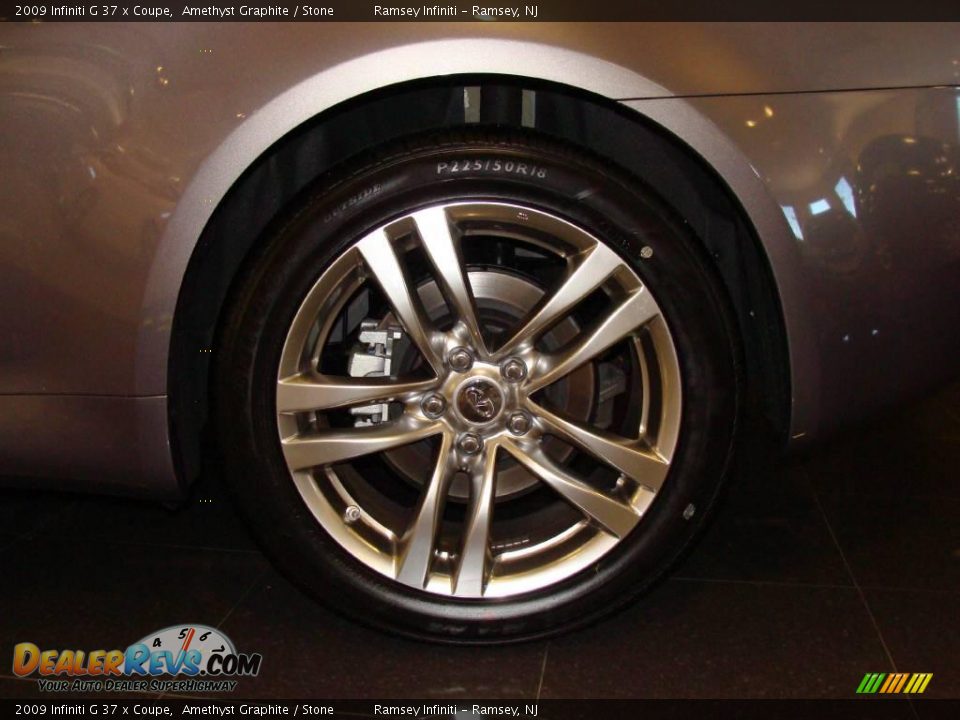 2009 Infiniti G 37 x Coupe Amethyst Graphite / Stone Photo #4