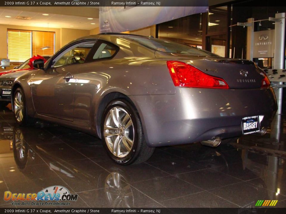 2009 Infiniti G 37 x Coupe Amethyst Graphite / Stone Photo #5