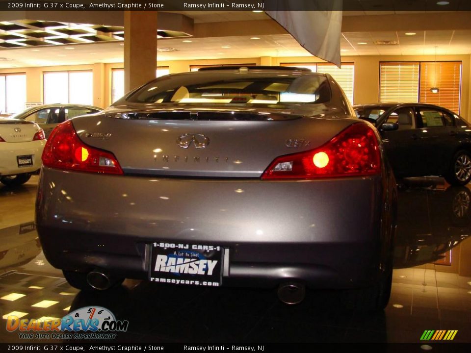 2009 Infiniti G 37 x Coupe Amethyst Graphite / Stone Photo #6