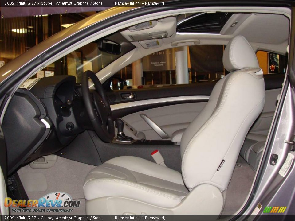 2009 Infiniti G 37 x Coupe Amethyst Graphite / Stone Photo #8