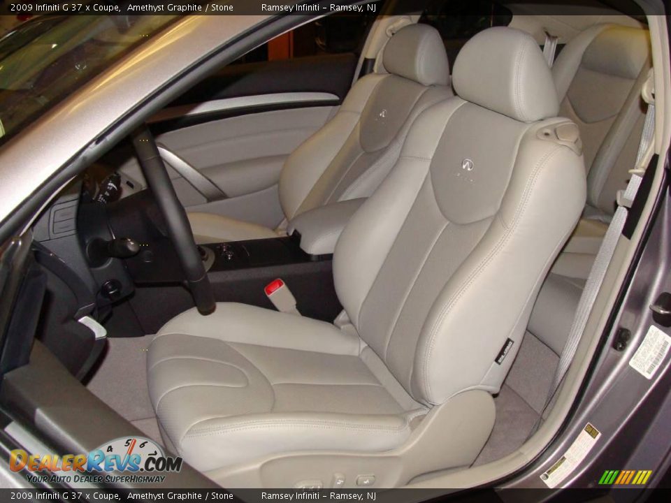 2009 Infiniti G 37 x Coupe Amethyst Graphite / Stone Photo #10