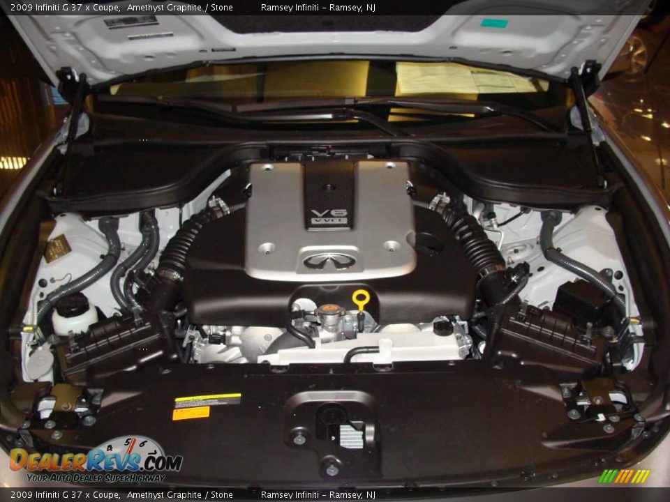 2009 Infiniti G 37 x Coupe Amethyst Graphite / Stone Photo #14