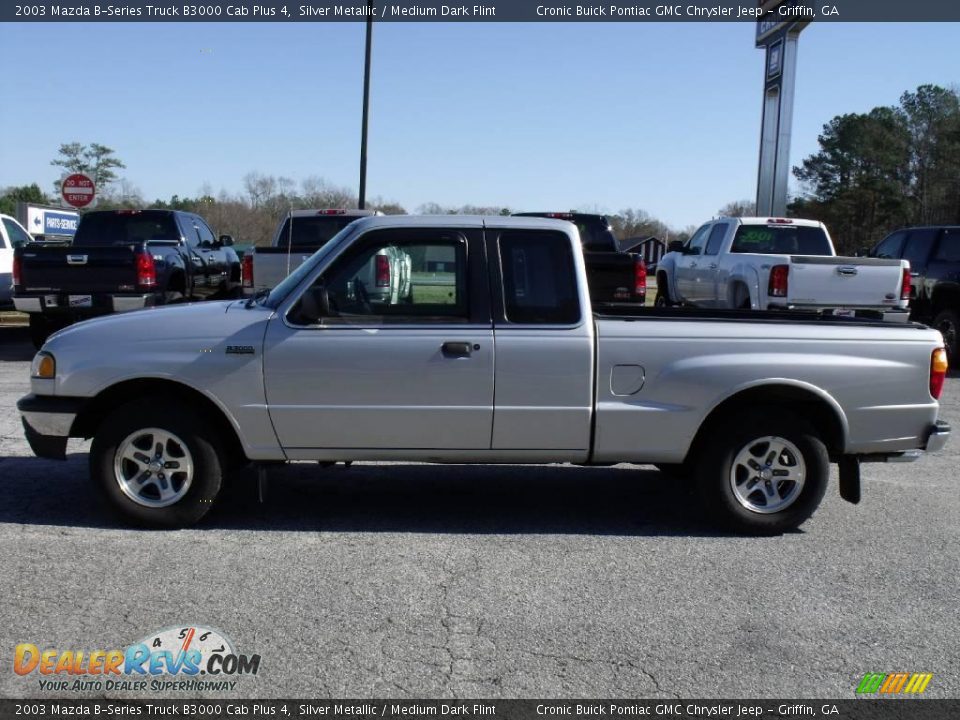 2003 Mazda B-Series Truck B3000 Cab Plus 4 Silver Metallic / Medium Dark Flint Photo #5