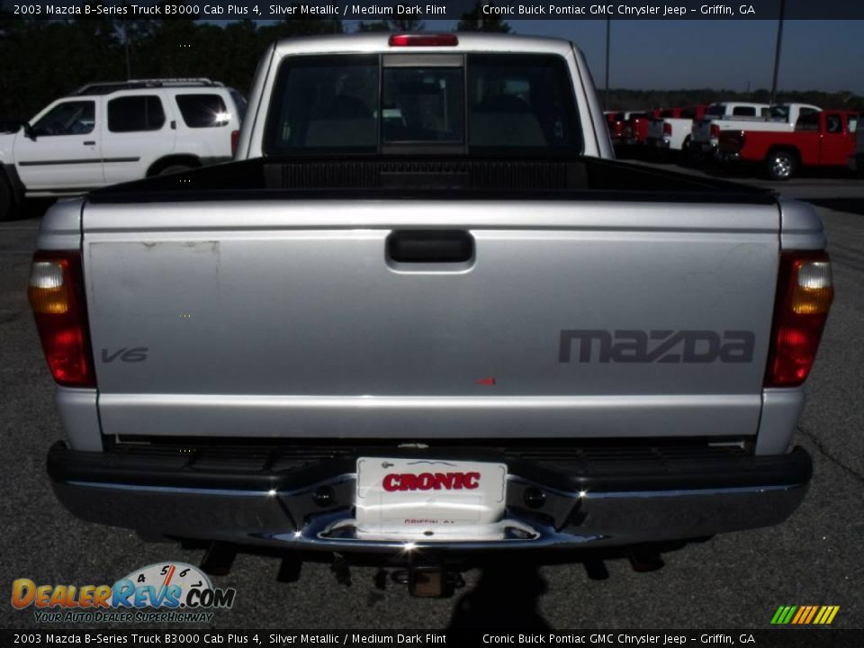2003 Mazda B-Series Truck B3000 Cab Plus 4 Silver Metallic / Medium Dark Flint Photo #7