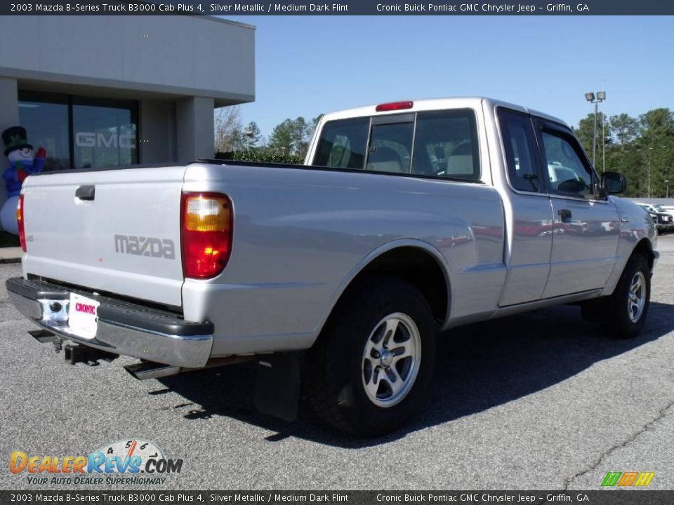 2003 Mazda B-Series Truck B3000 Cab Plus 4 Silver Metallic / Medium Dark Flint Photo #8