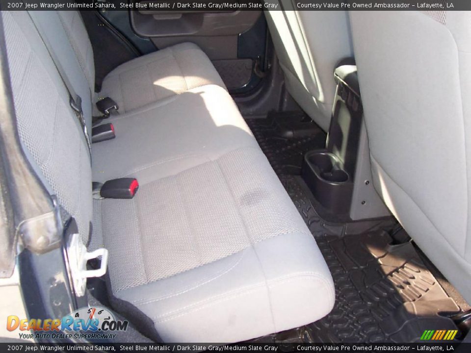 2007 Jeep Wrangler Unlimited Sahara Steel Blue Metallic / Dark Slate Gray/Medium Slate Gray Photo #9