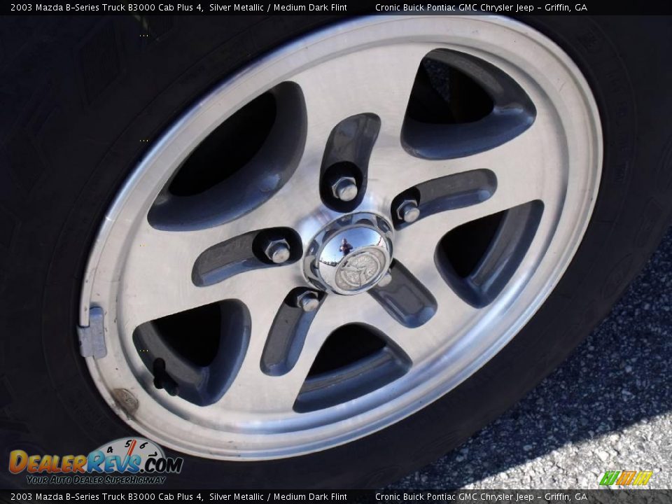 2003 Mazda B-Series Truck B3000 Cab Plus 4 Silver Metallic / Medium Dark Flint Photo #9