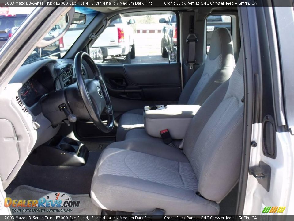 2003 Mazda B-Series Truck B3000 Cab Plus 4 Silver Metallic / Medium Dark Flint Photo #10
