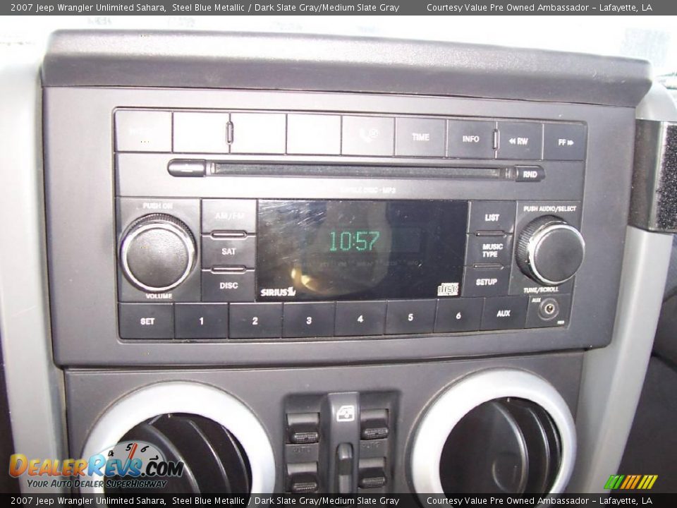 2007 Jeep Wrangler Unlimited Sahara Steel Blue Metallic / Dark Slate Gray/Medium Slate Gray Photo #13