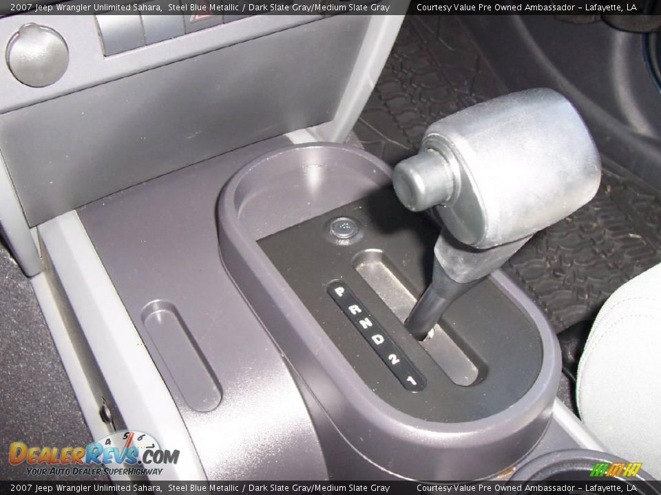 2007 Jeep Wrangler Unlimited Sahara Steel Blue Metallic / Dark Slate Gray/Medium Slate Gray Photo #14
