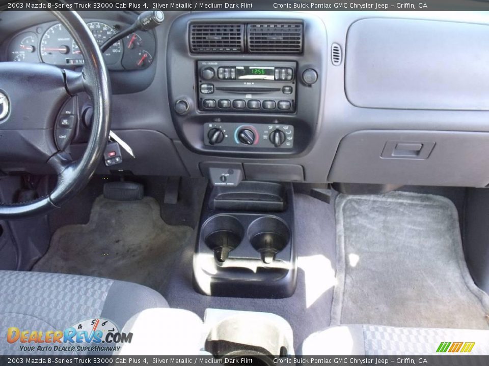 2003 Mazda B-Series Truck B3000 Cab Plus 4 Silver Metallic / Medium Dark Flint Photo #14