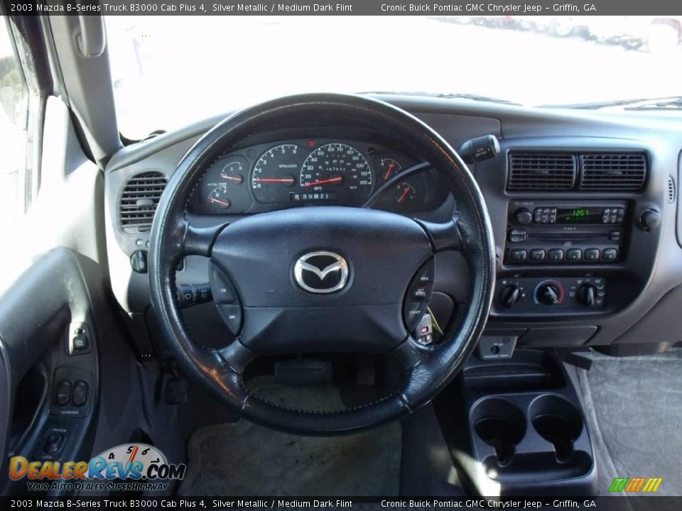 2003 Mazda B-Series Truck B3000 Cab Plus 4 Silver Metallic / Medium Dark Flint Photo #15