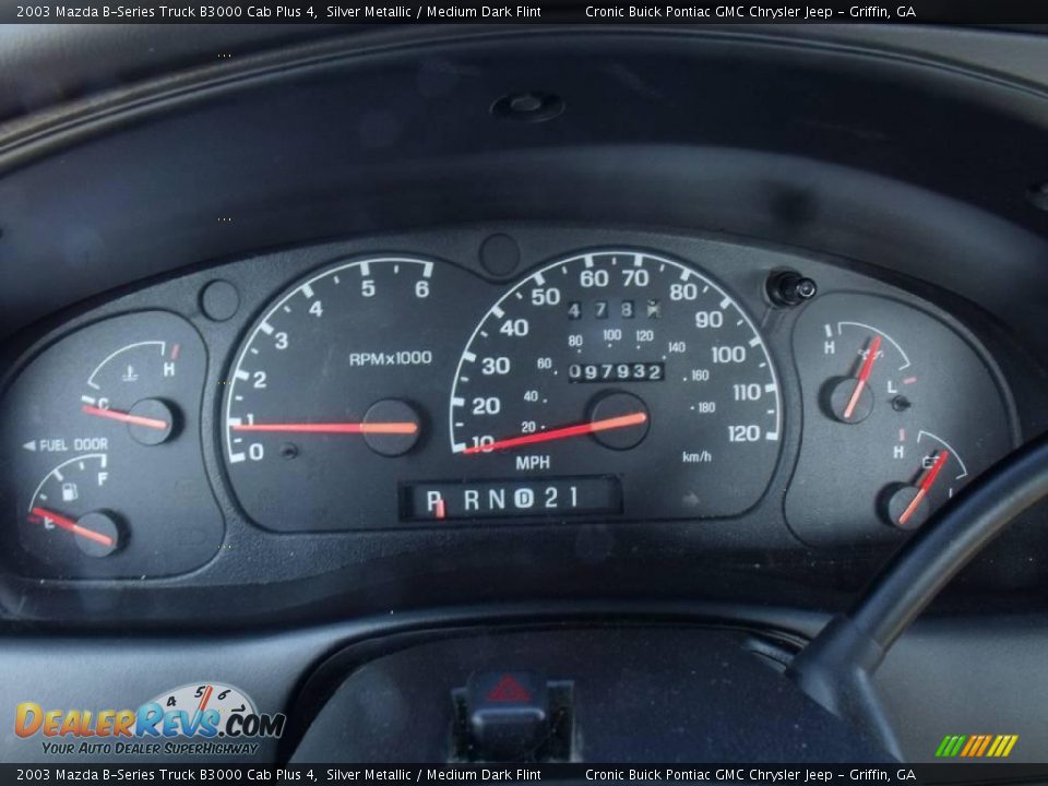 2003 Mazda B-Series Truck B3000 Cab Plus 4 Silver Metallic / Medium Dark Flint Photo #16