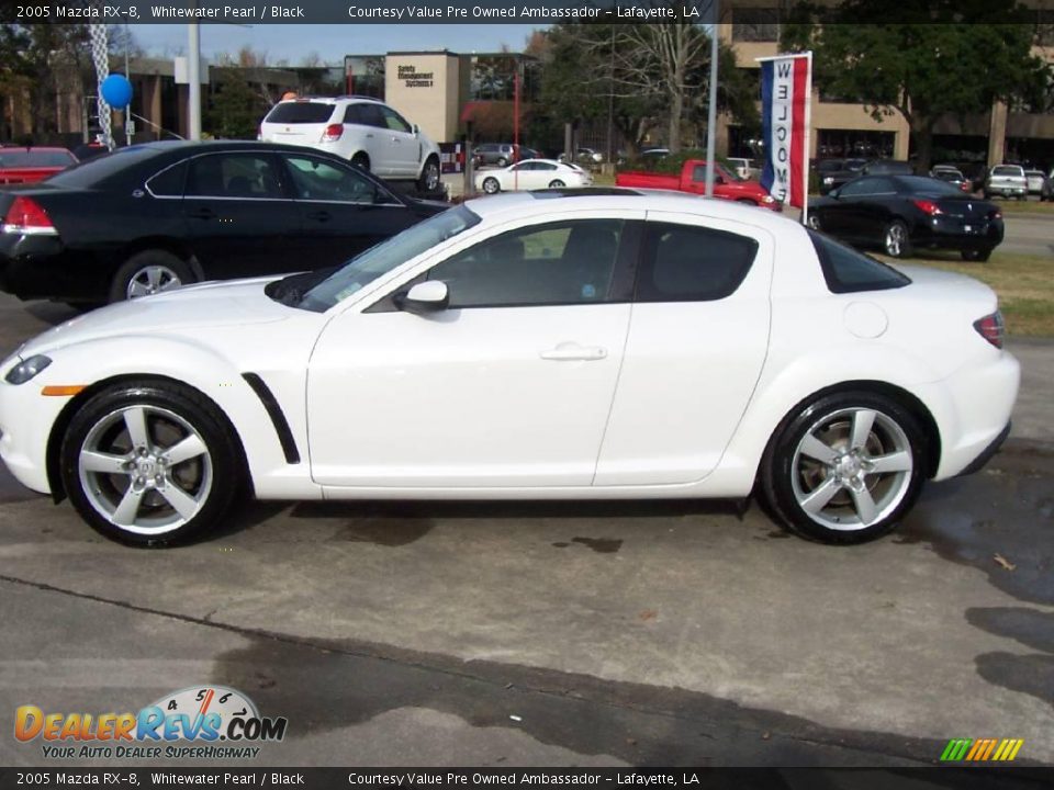 2005 Mazda RX-8 Whitewater Pearl / Black Photo #2