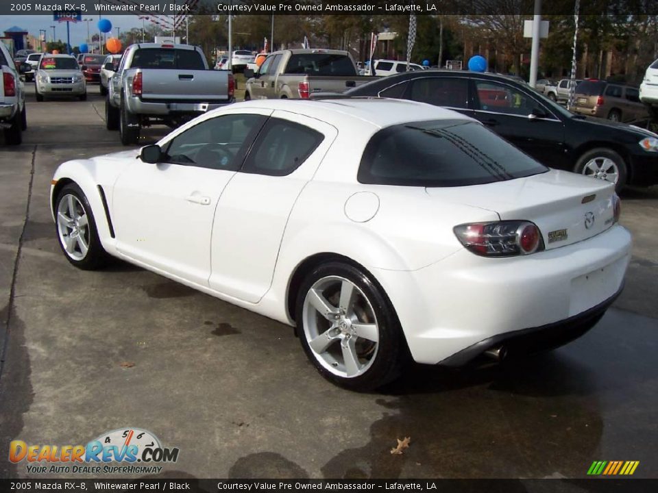 2005 Mazda RX-8 Whitewater Pearl / Black Photo #3