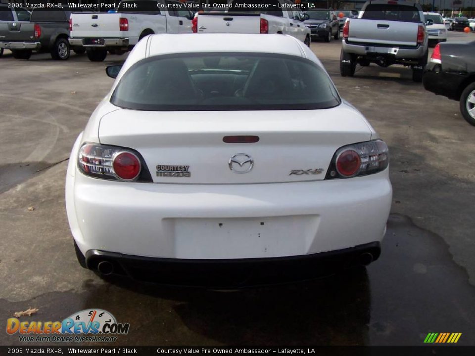 2005 Mazda RX-8 Whitewater Pearl / Black Photo #4