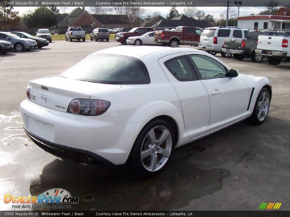 2005 Mazda RX-8 Whitewater Pearl / Black Photo #5