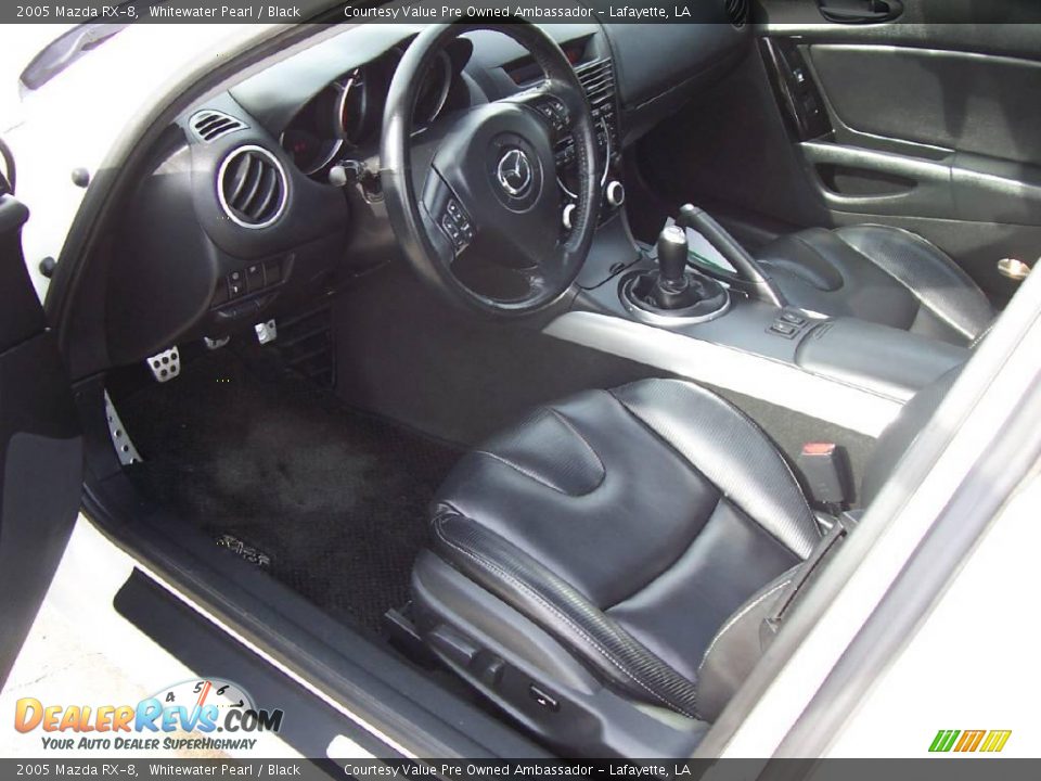 2005 Mazda RX-8 Whitewater Pearl / Black Photo #9