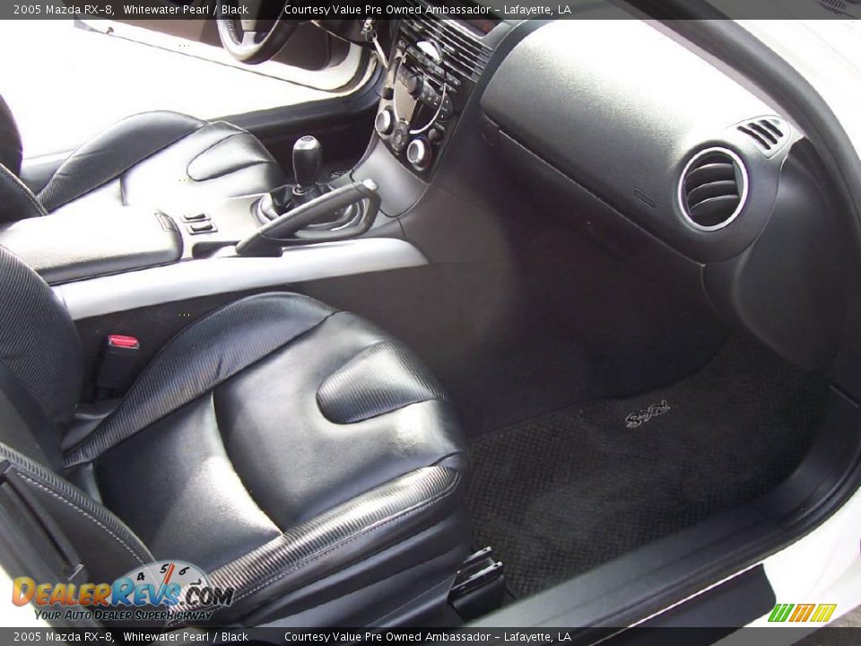 2005 Mazda RX-8 Whitewater Pearl / Black Photo #10