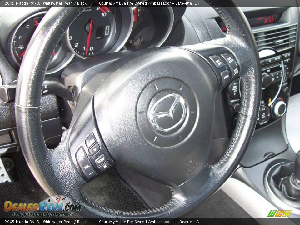 2005 Mazda RX-8 Whitewater Pearl / Black Photo #11