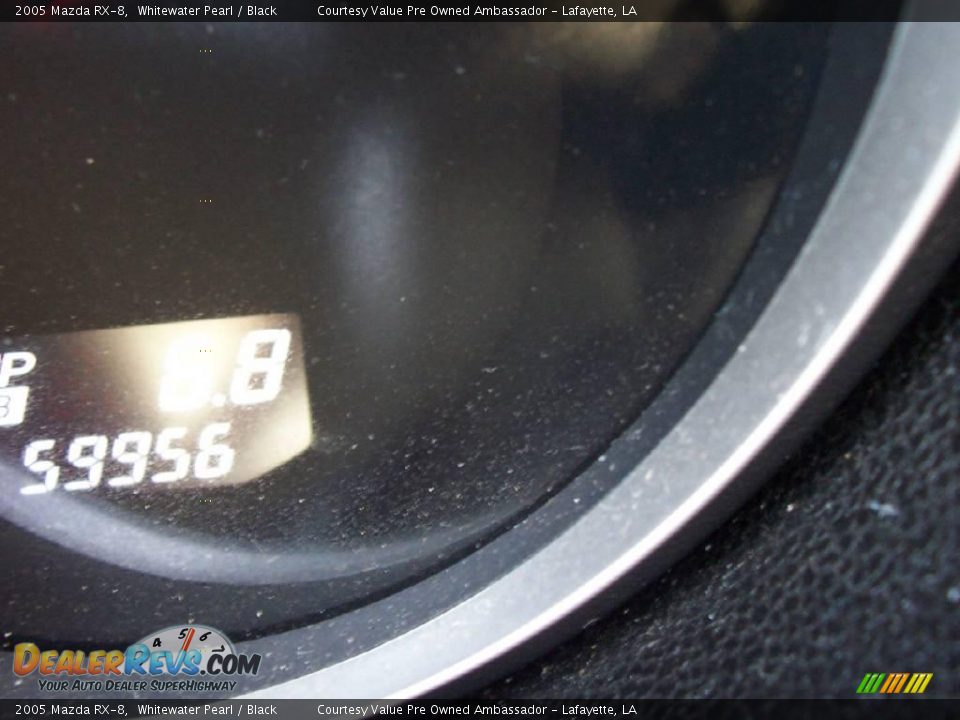 2005 Mazda RX-8 Whitewater Pearl / Black Photo #15