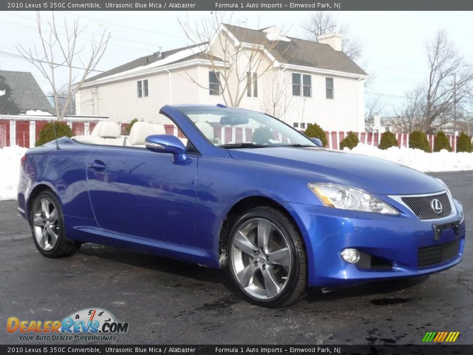 2010 Lexus IS 350C Convertible Ultrasonic Blue Mica / Alabaster Photo #2