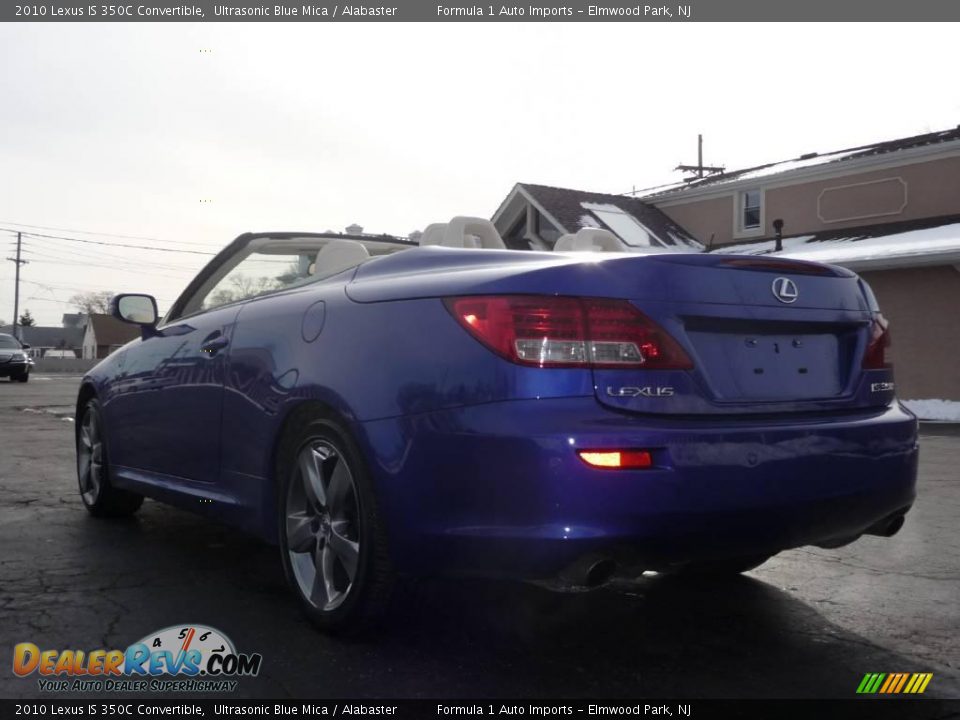 2010 Lexus IS 350C Convertible Ultrasonic Blue Mica / Alabaster Photo #4