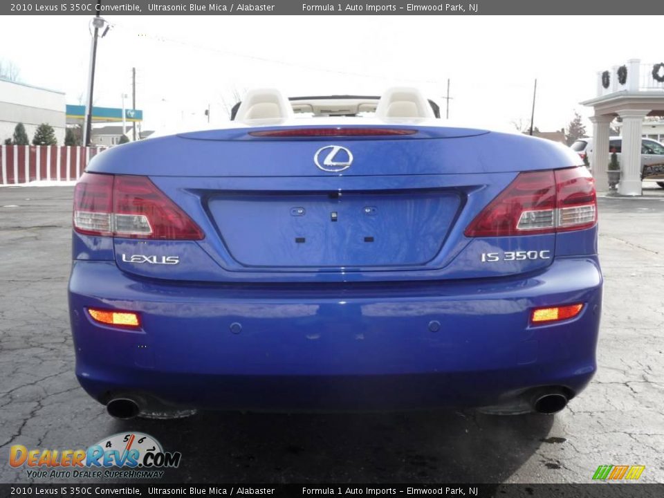 2010 Lexus IS 350C Convertible Ultrasonic Blue Mica / Alabaster Photo #9