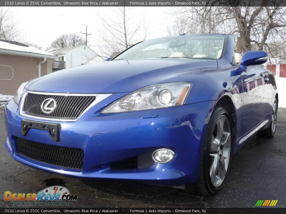 2010 Lexus IS 350C Convertible Ultrasonic Blue Mica / Alabaster Photo #10