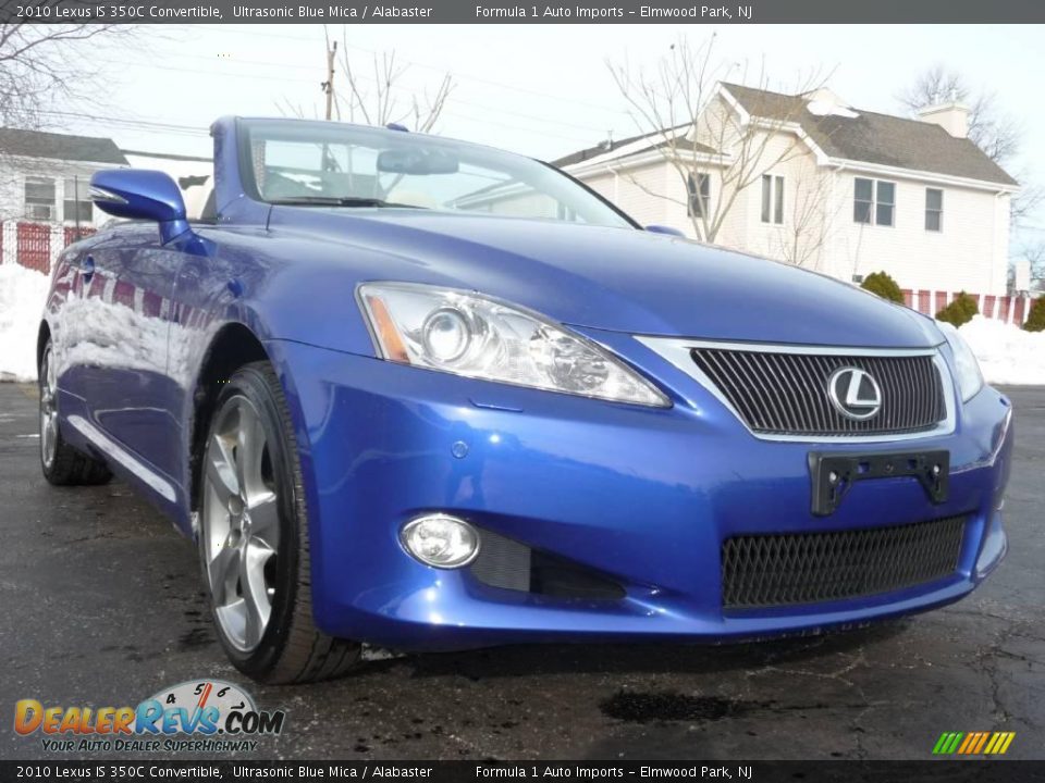 2010 Lexus IS 350C Convertible Ultrasonic Blue Mica / Alabaster Photo #11