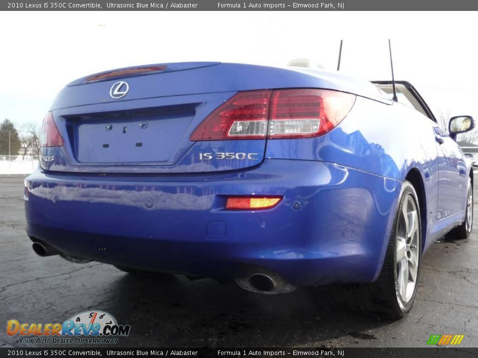 2010 Lexus IS 350C Convertible Ultrasonic Blue Mica / Alabaster Photo #12