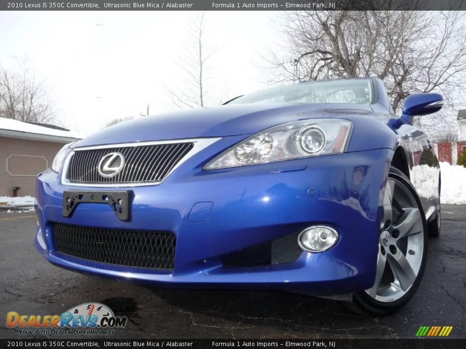 2010 Lexus IS 350C Convertible Ultrasonic Blue Mica / Alabaster Photo #15