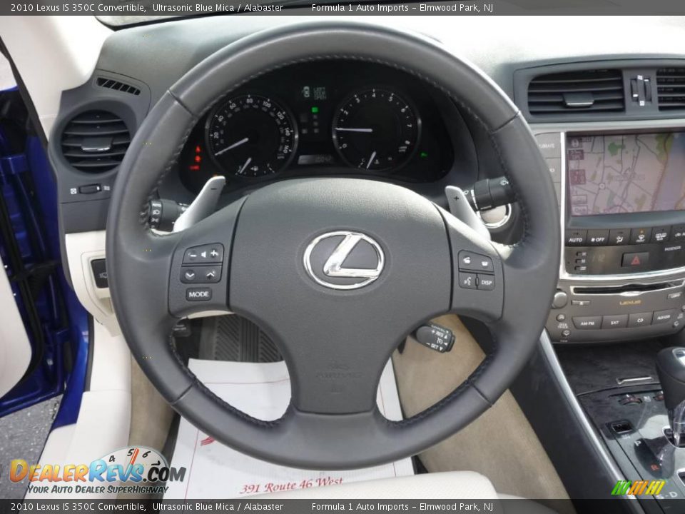 2010 Lexus IS 350C Convertible Ultrasonic Blue Mica / Alabaster Photo #19