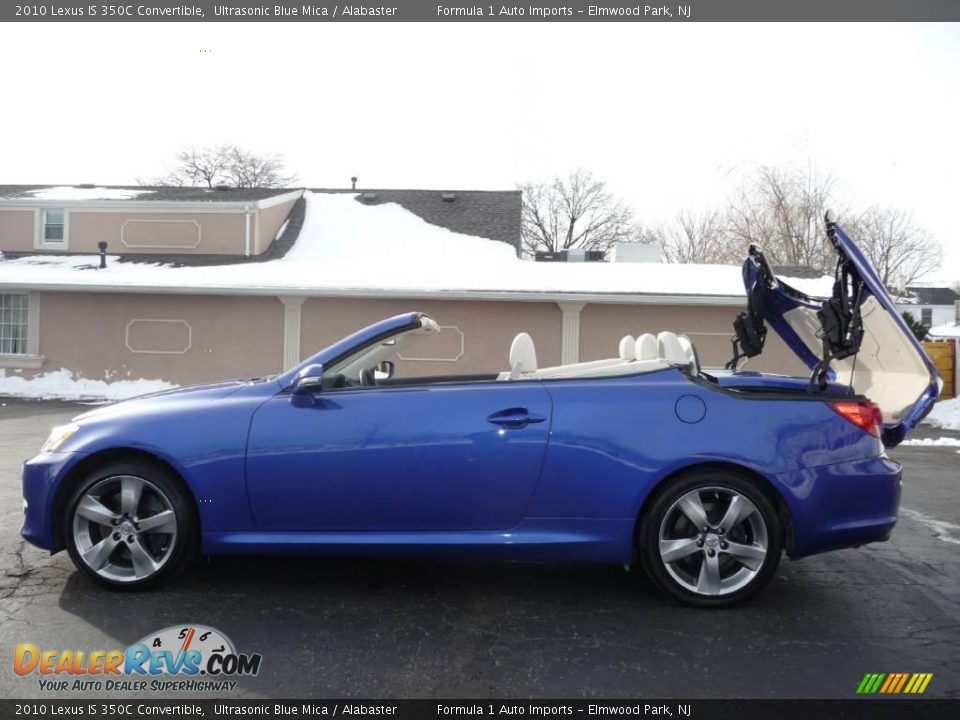 2010 Lexus IS 350C Convertible Ultrasonic Blue Mica / Alabaster Photo #22