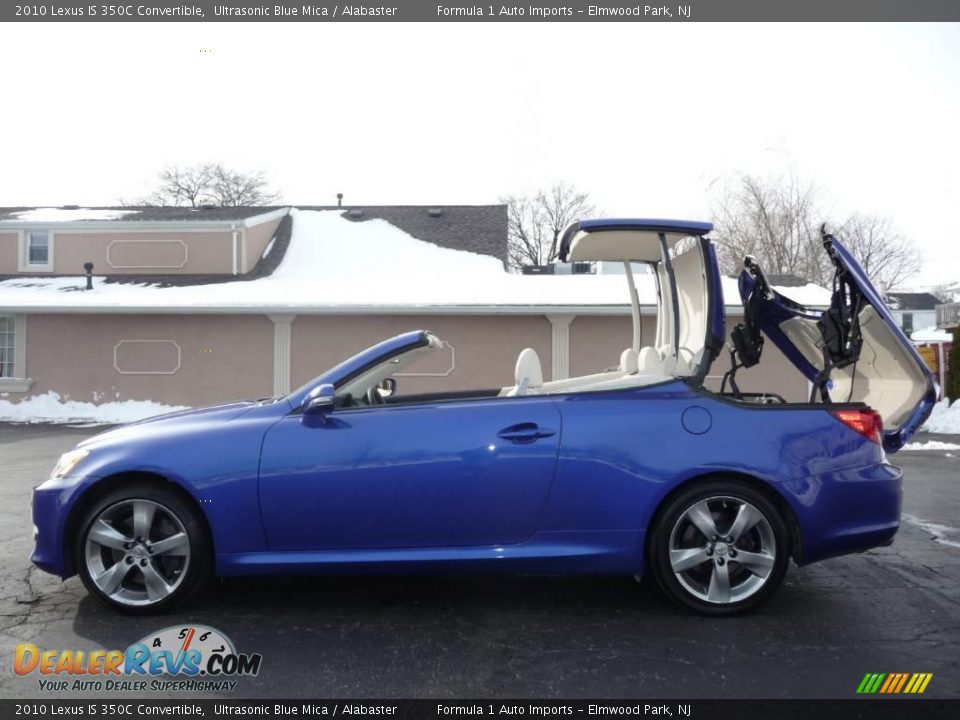 2010 Lexus IS 350C Convertible Ultrasonic Blue Mica / Alabaster Photo #23