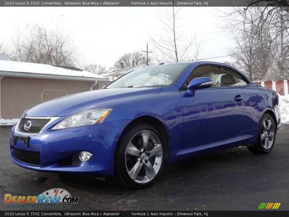 2010 Lexus IS 350C Convertible Ultrasonic Blue Mica / Alabaster Photo #25