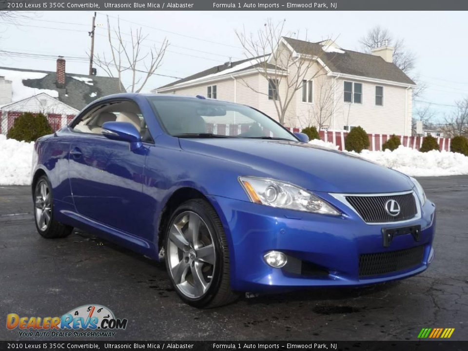 2010 Lexus IS 350C Convertible Ultrasonic Blue Mica / Alabaster Photo #26