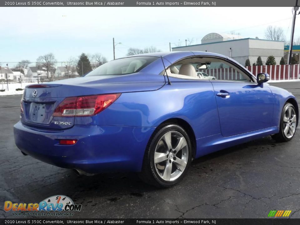 2010 Lexus IS 350C Convertible Ultrasonic Blue Mica / Alabaster Photo #28