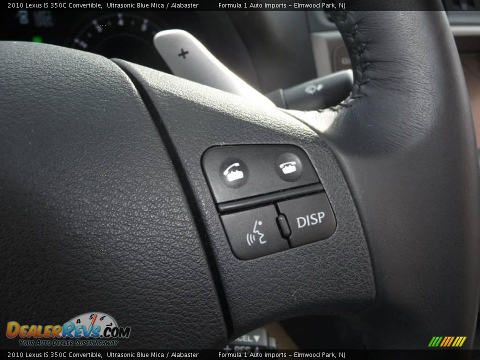 2010 Lexus IS 350C Convertible Ultrasonic Blue Mica / Alabaster Photo #33