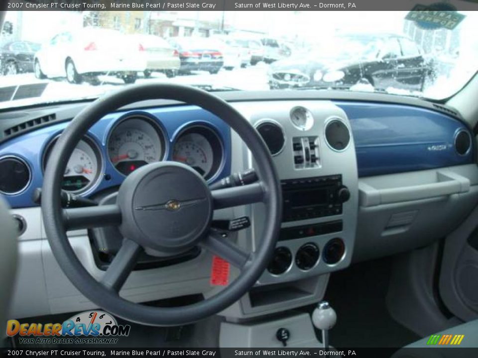 2007 Chrysler PT Cruiser Touring Marine Blue Pearl / Pastel Slate Gray Photo #10