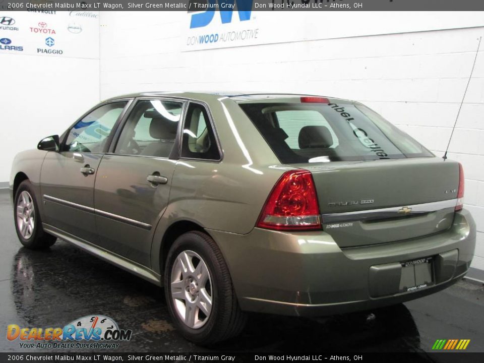 2006 Chevrolet Malibu Maxx LT Wagon Silver Green Metallic / Titanium Gray Photo #3