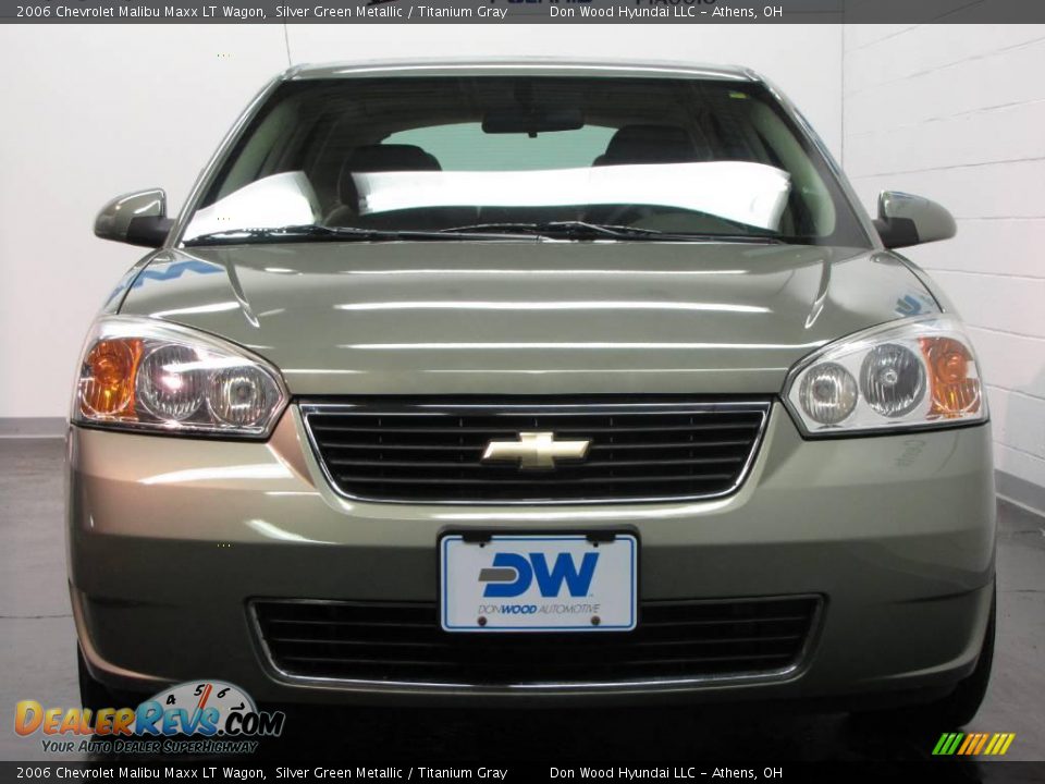 2006 Chevrolet Malibu Maxx LT Wagon Silver Green Metallic / Titanium Gray Photo #8