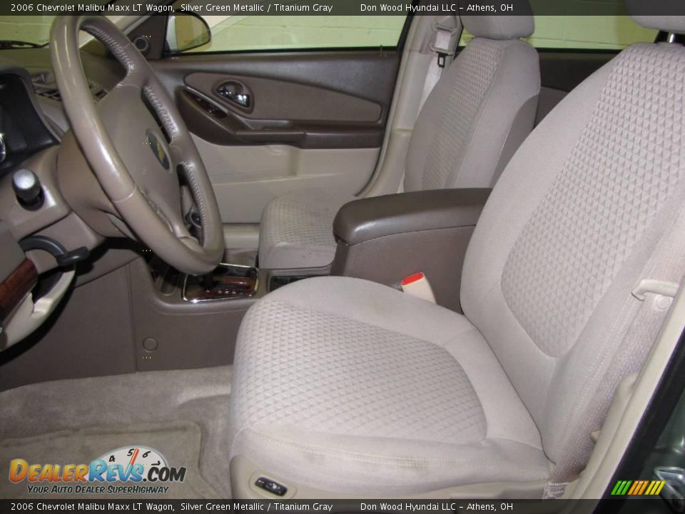 2006 Chevrolet Malibu Maxx LT Wagon Silver Green Metallic / Titanium Gray Photo #9
