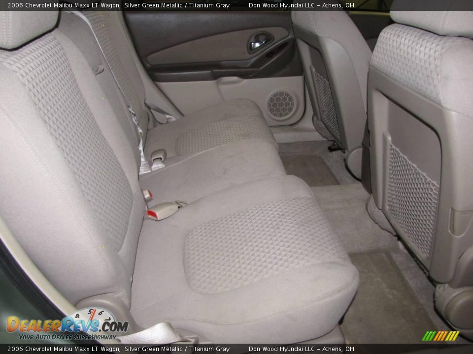 2006 Chevrolet Malibu Maxx LT Wagon Silver Green Metallic / Titanium Gray Photo #12
