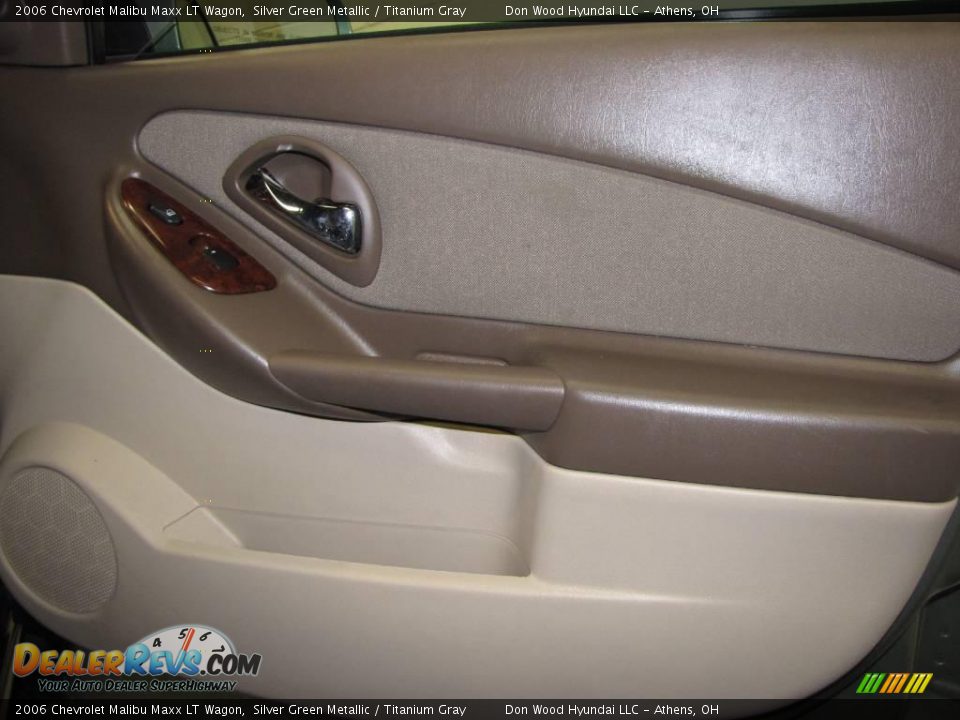 2006 Chevrolet Malibu Maxx LT Wagon Silver Green Metallic / Titanium Gray Photo #14