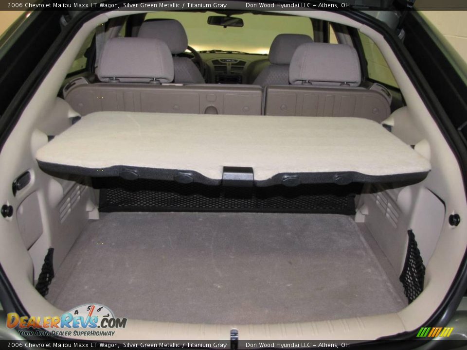 2006 Chevrolet Malibu Maxx LT Wagon Silver Green Metallic / Titanium Gray Photo #18