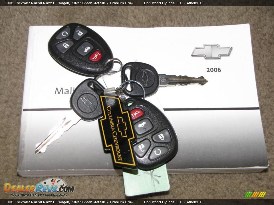 2006 Chevrolet Malibu Maxx LT Wagon Silver Green Metallic / Titanium Gray Photo #20