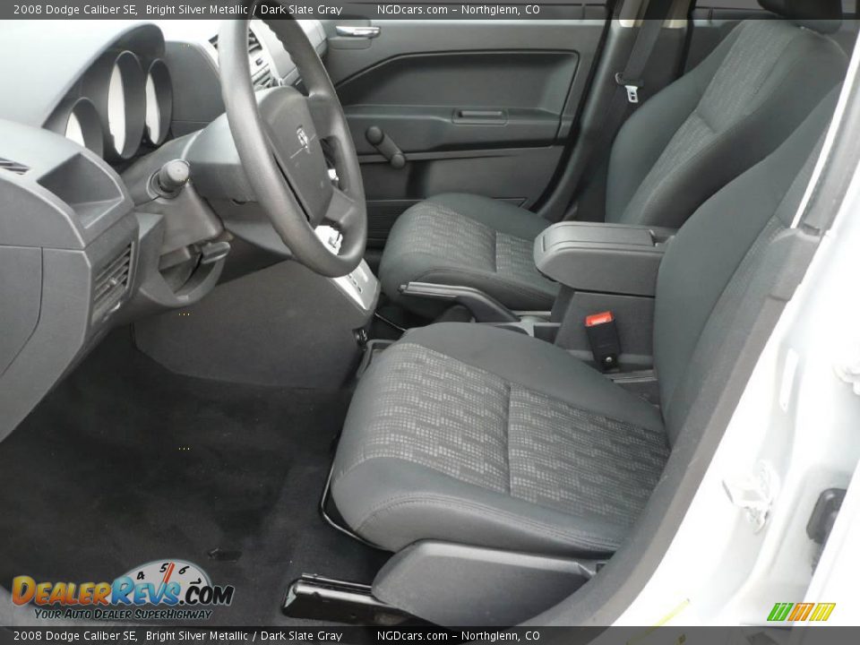 2008 Dodge Caliber SE Bright Silver Metallic / Dark Slate Gray Photo #8